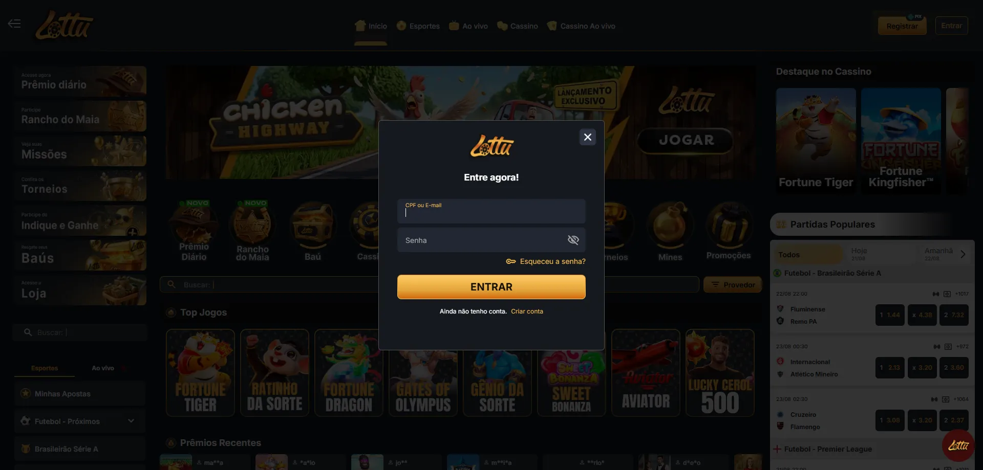 Acesso ao site oficial Lotus Bet Casino BR — login seguro