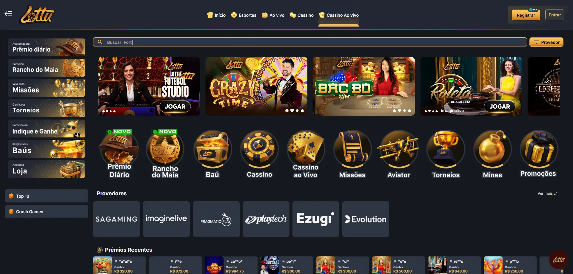 Cassino ao vivo Lotus Bet com dealers reais em tempo real